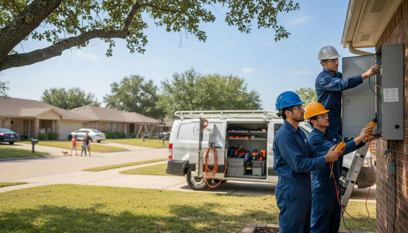 Certified electrician providing emergency electrical services in Burgettstown, PA